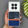 قاب گوشی Redmi Note 15 4G شیائومی چرم جین AMG HARD طرح سری 18 لاکچری محافظ لنز دار 