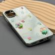 قاب گوشی Galaxy A06 سامسونگ آینه ای فانتزی عروسکی دور نقره ای برجسته کیوت
