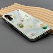 قاب گوشی Galaxy A14 سامسونگ آینه ای فانتزی عروسکی دور نقره ای برجسته کیوت