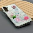 قاب گوشی Galaxy A15 سامسونگ آینه ای فانتزی عروسکی دور نقره ای برجسته کیوت