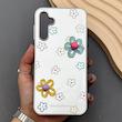قاب گوشی Galaxy A24 سامسونگ آینه ای فانتزی عروسکی دور نقره ای برجسته کیوت