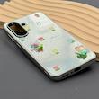 قاب گوشی Galaxy A36 سامسونگ آینه ای فانتزی عروسکی دور نقره ای برجسته کیوت