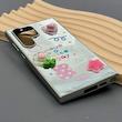 قاب گوشی Galaxy S23 Ultra سامسونگ آینه ای فانتزی عروسکی دور نقره ای برجسته کیوت