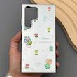 قاب گوشی Galaxy S23 Ultra سامسونگ آینه ای فانتزی عروسکی دور نقره ای برجسته کیوت