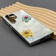 قاب گوشی Galaxy S23 Ultra سامسونگ آینه ای فانتزی عروسکی دور نقره ای برجسته کیوت