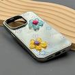 قاب گوشی iPhone 13 Pro آیفون آینه ای فانتزی عروسکی دور نقره ای برجسته کیوت