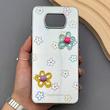قاب گوشی Poco X3 NFC - Poco X3 Pro شیائومی آینه ای فانتزی عروسکی دور نقره ای برجسته کیوت