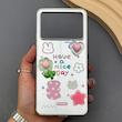 قاب گوشی Redmi K70E - Poco X6 Pro شیائومی آینه ای فانتزی عروسکی دور نقره ای برجسته کیوت