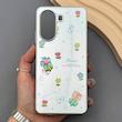 قاب گوشی Poco X7 Pro شیائومی آینه ای فانتزی عروسکی دور نقره ای برجسته کیوت
