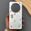 قاب گوشی Redmi 14C - Poco C75 - Redmi A4 شیائومی آینه ای فانتزی عروسکی دور نقره ای برجسته کیوت