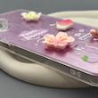 قاب گوشی Galaxy A07 سامسونگ لیزری فانتزی گل برجسته لیلیوم لاکچری TPU رنگ صورتی