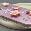 قاب گوشی Galaxy A25 سامسونگ لیزری فانتزی گل برجسته لیلیوم لاکچری TPU رنگ صورتی 