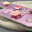 قاب گوشی Galaxy A26 سامسونگ لیزری فانتزی گل برجسته لیلیوم لاکچری TPU رنگ صورتی