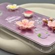 قاب گوشی Galaxy A31 سامسونگ لیزری فانتزی گل برجسته لیلیوم لاکچری TPU رنگ صورتی