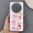 قاب گوشی Redmi A3 - Redmi A3X شیائومی لیزری فانتزی گل برجسته لیلیوم لاکچری TPU رنگ صورتی 