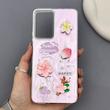 قاب گوشی Redmi Note 11 Pro Plus شیائومی لیزری فانتزی گل برجسته لیلیوم لاکچری TPU رنگ صورتی