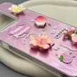 قاب گوشی Redmi Note 13 4G شیائومی لیزری فانتزی گل برجسته لیلیوم لاکچری TPU رنگ صورتی