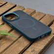 قاب گوشی iPhone 13 Pro آیفون پشت مات مگ سیف دار اورجینال Uniqe Case دور سیلیکونی رنگ سرمه ای