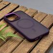 قاب گوشی iPhone 13 Pro آیفون پشت مات مگ سیف دار اورجینال Uniqe Case دور سیلیکونی رنگ بنفش