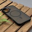 قاب گوشی iPhone 16 آیفون پشت مات مگ سیف دار اورجینال Uniqe Case دور سیلیکونی رنگ مشکی