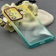 قاب گوشی Galaxy S23 Ultra سامسونگ متال شفاف دور رنگی با محافظ لنز
