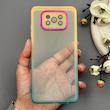 قاب گوشی Poco X3 NFC - Poco X3 Pro شیائومی متال شفاف دور رنگی با محافظ لنز