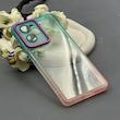 قاب گوشی Poco X5 Pro شیائومی متال شفاف دور رنگی با محافظ لنز