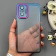 قاب گوشی Redmi Note 10 Pro 4G - Redmi Note 10 Pro Max شیائومی متال شفاف دور رنگی با محافظ لنز