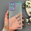قاب گوشی Redmi Note 10 Pro 4G - Redmi Note 10 Pro Max شیائومی متال شفاف دور رنگی با محافظ لنز