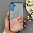 قاب گوشی Galaxy A14 سامسونگ متال شفاف دور رنگی پشت شیشه‌ای سخت