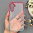 قاب گوشی Galaxy A24 سامسونگ متال شفاف دور رنگی پشت شیشه‌ای سخت