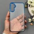 قاب گوشی Galaxy A34 سامسونگ متال شفاف دور رنگی پشت شیشه‌ای سخت