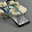 قاب گوشی Galaxy A30S - A50S - A50 سامسونگ متال شفاف دور رنگی پشت شیشه‌ای سخت