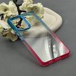 قاب گوشی Galaxy A53 سامسونگ متال شفاف دور رنگی پشت شیشه‌ای سخت