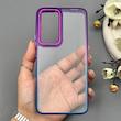 قاب گوشی Xiaomi 12T - Xiaomi 12T Pro شیائومی متال شفاف دور رنگی پشت شیشه‌ای سخت