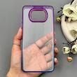 قاب گوشی Poco X3 NFC - Poco X3 Pro شیائومی متال شفاف دور رنگی پشت شیشه‌ای سخت
