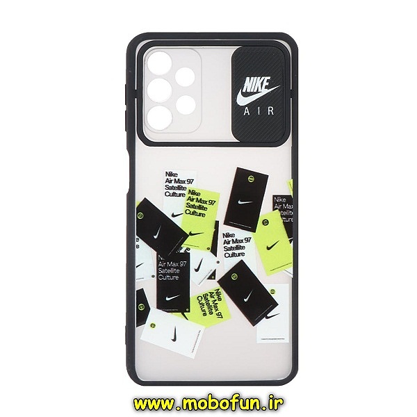 مشخصات و خرید قاب گوشی Galaxy A32 5G سامسونگ پشت مات طرح دار محافظ لنزدار کشویی طرح نایکی NIKE ، خرید قاب گوشی Galaxy A32 5G سامسونگ پشت مات طرح دار محافظ لنزدار کشویی طرح نایکی NIKE از فروشگاه موبوفان ، قیمت قاب گوشی Galaxy A32 5G سامسونگ پشت مات طرح دار محافظ لنزدار کشویی طرح نایکی NIKE