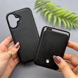 قاب گوشی iPhone 16 آیفون اورجینال مون بلان Mont Blanc همراه با ولت Wallet جاکارتی ست مشکی