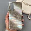 قاب گوشی Galaxy A14 سامسونگ ماربل هولوگرامی براق با ساختار سخت و دور شفاف