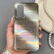 قاب گوشی Galaxy A54 سامسونگ ماربل هولوگرامی براق با ساختار سخت و دور شفاف