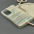 قاب گوشی Galaxy A55 سامسونگ ماربل هولوگرامی براق با ساختار سخت و دور شفاف 