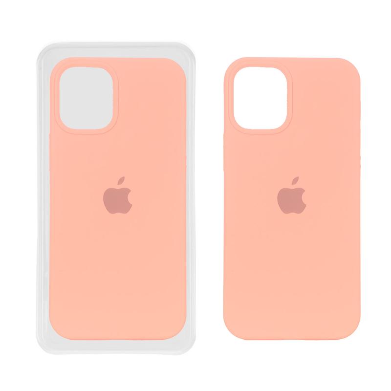 قاب گوشی iPhone 12 Mini آیفون سیلیکونی اورجینال پاک کنی درجه یک زیربسته گلبهی