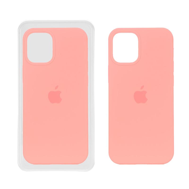 قاب گوشی iPhone 12 Mini آیفون سیلیکونی اورجینال پاک کنی درجه یک زیربسته مرجانی
