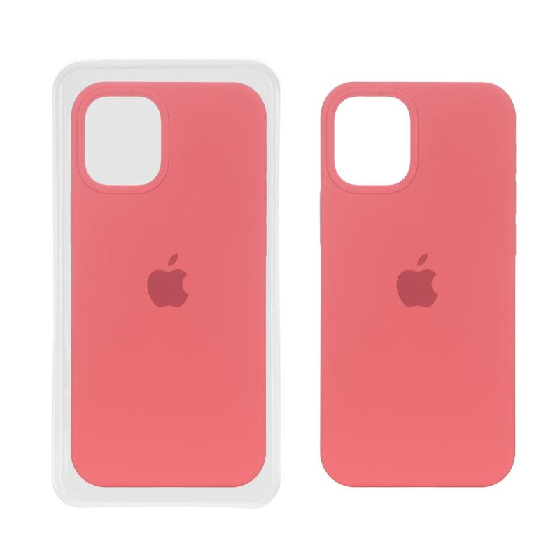 قاب گوشی iPhone 12 Mini آیفون سیلیکونی اورجینال پاک کنی درجه یک زیربسته هلویی