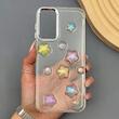 قاب گوشی Galaxy A14 سامسونگ لاکچری رزینی اکلیلی لنز کرومی برجسته طرح ستاره هولوگرامی 