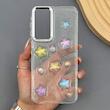 قاب گوشی Galaxy A26 سامسونگ لاکچری رزینی اکلیلی لنز کرومی برجسته طرح ستاره هولوگرامی
