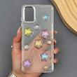 قاب گوشی Galaxy A51 سامسونگ لاکچری رزینی اکلیلی لنز کرومی برجسته طرح ستاره هولوگرامی