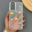 قاب گوشی Poco M3 - Redmi 9T شیائومی لاکچری رزینی اکلیلی لنز کرومی برجسته طرح ستاره هولوگرامی
