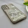 قاب گوشی Galaxy A34 سامسونگ اکلیلی شفاف لاکچری محافظ لنزدار طرح پروانه کد 1006782
