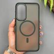 قاب گوشی Galaxy A35 سامسونگ اورجینال مات مگ سیف دار یونیک کیس لنز برجسته